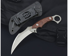 Freewolf DC53 Claw Knife Karambit Fixed Hunting Knife With Kydex Sheath UD407708